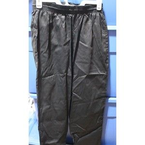 Chefwear CW3500-CW30 Size M Black Chef Pants Polyester Cotton Drawstring New